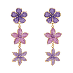 Purple Earrings - Ella Moore