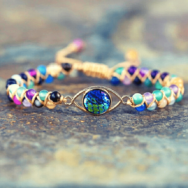 Mermaid cheap stone bracelet