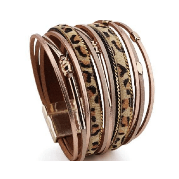 Animal Print Leather Bracelets - Multiple styles - Ella Moore