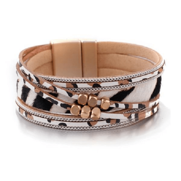 Animal Print Leather Bracelets - Multiple styles - Ella Moore