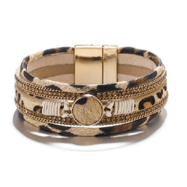 Animal Print Leather Bracelets - Multiple styles - Ella Moore