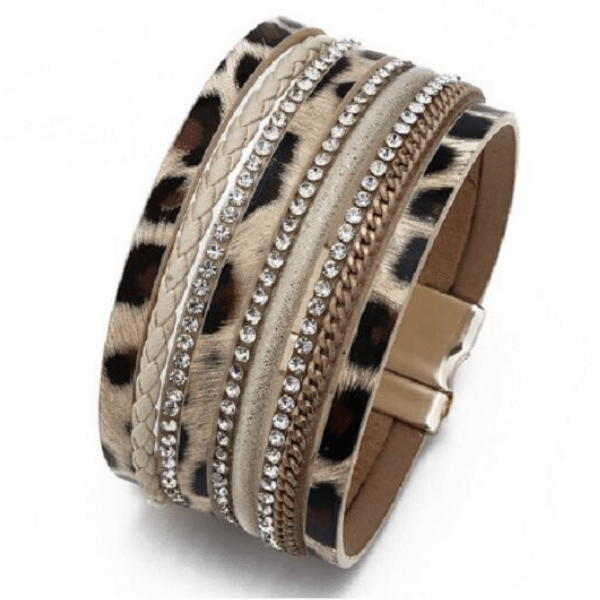 Animal Print Leather Bracelets - Multiple styles - Ella Moore