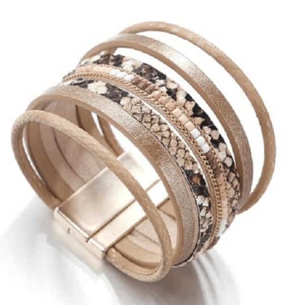 Animal Print Leather Bracelets - Multiple styles - Ella Moore