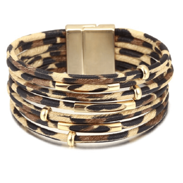 Animal Print Leather Bracelets - Multiple styles - Ella Moore