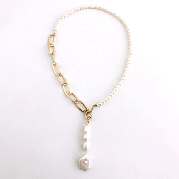 Freshwater Pearl Bracelet & Necklace Set - Ella Moore