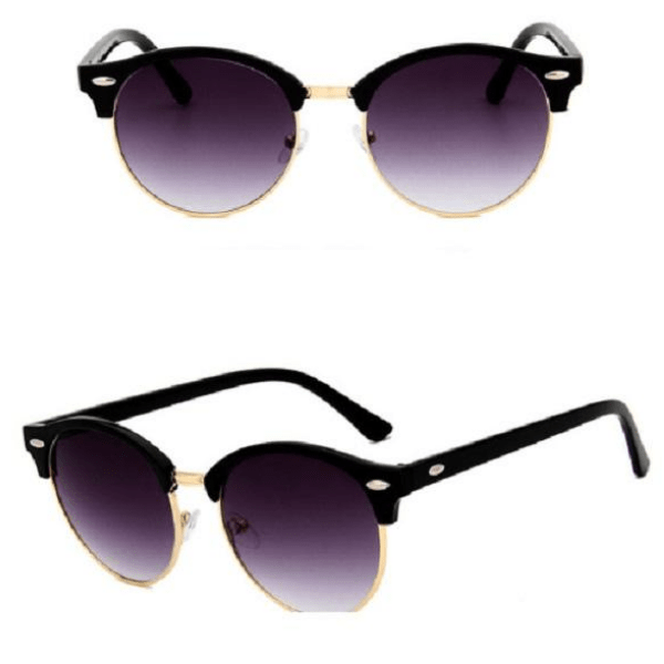 Retro Oculos Metal Classic Gafas de Sol Soft Purple Lens Women Sunglasses - Ella Moore