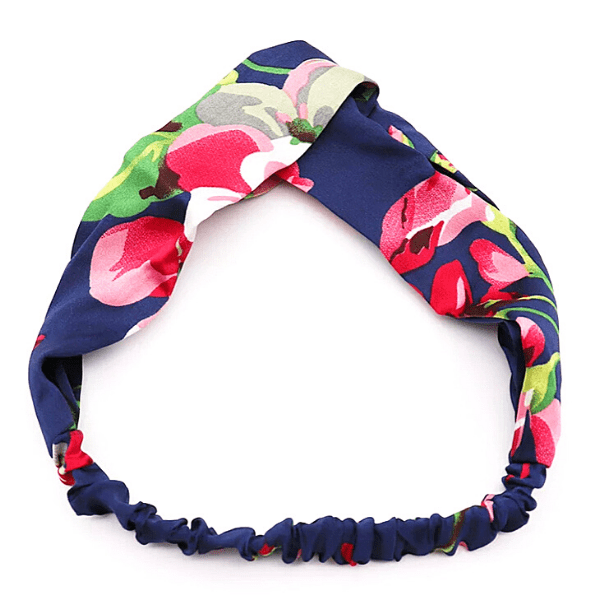 5 piece Floral Knotted Elastic Fabric Headband set – Ella Moore display picture 1