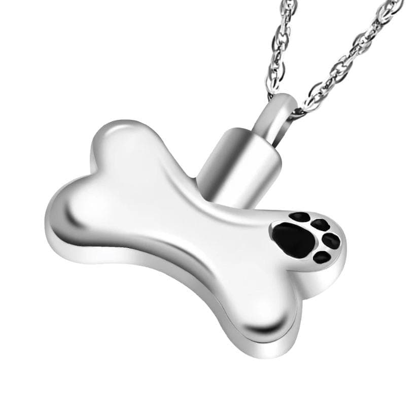 Dog Bone Small Urn for Ashes Necklace - Ella Moore