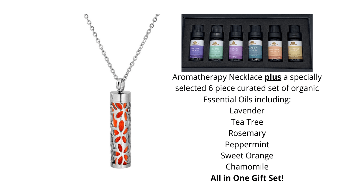 Delightful Floral Cylinder Aromatherapy Essential Oils Diffuser Necklace & Oils set - Ella Moore