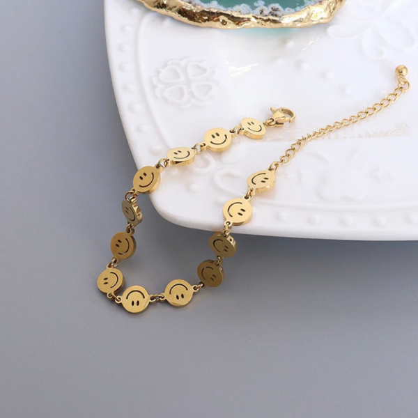 Joyful Smiley Face Bracelet