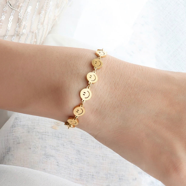 Joyful Smiley Face Bracelet