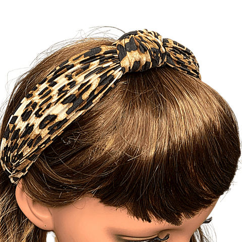 Leopard Print Knotted Headband