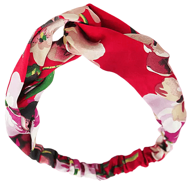 5 piece Floral Knotted Elastic Fabric Headband set – Ella Moore display picture 3