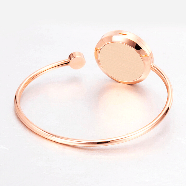 Sophisticated Rose Gold Aromatherapy Rose Essential Oils Diffuser Necklace & Bracelet set - Ella Moore