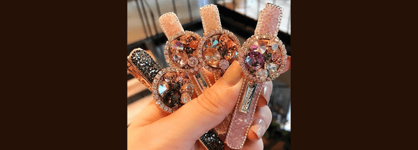 Dazzling Vibrant Round Rhinestone Hair Clips - Ella Moore