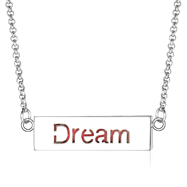 Express Yourself Word Aromatherapy Essential Oils Diffuser Necklace set