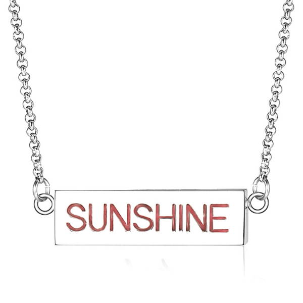 Express Yourself Word Aromatherapy Essential Oils Diffuser Necklace set