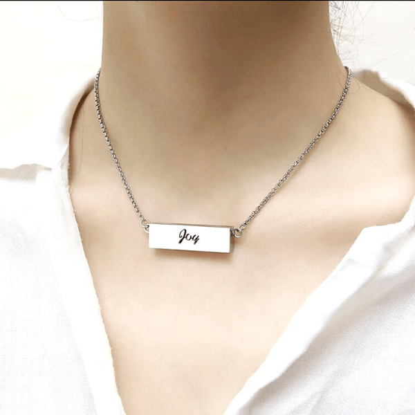 Express Yourself Word Aromatherapy Essential Oils Diffuser Necklace set